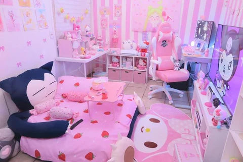 Hello Kitty Bedroom Decorations, Hello Kitty Friends Poster
