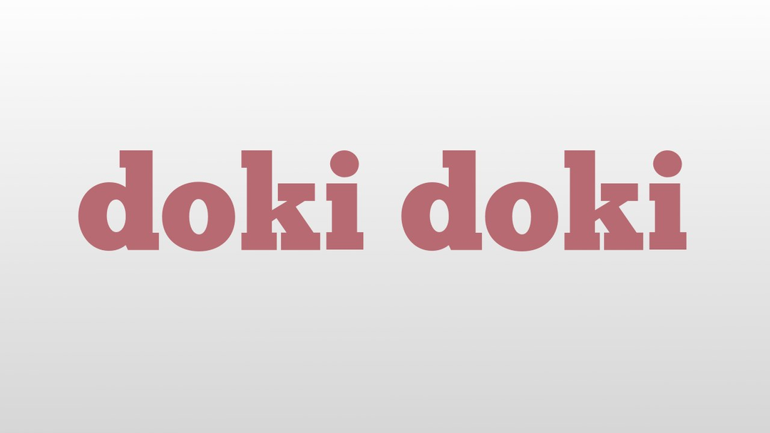 What Does Doki Doki Mean?