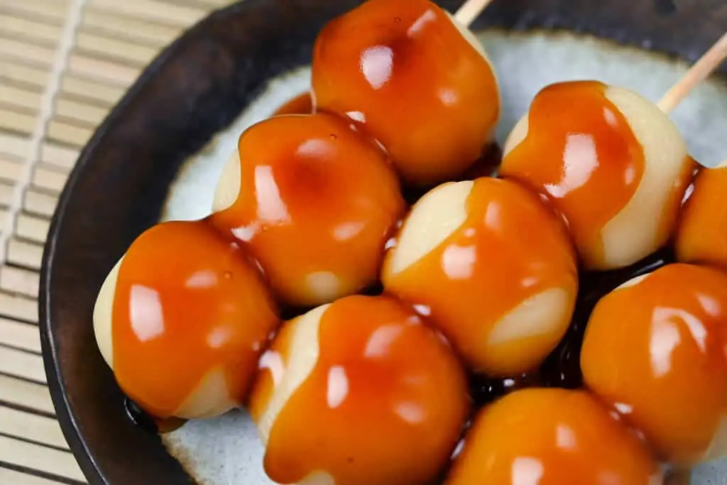 Dango Recipe (Hanami, Bocchan & Mitarashi Sweet Dumplings)