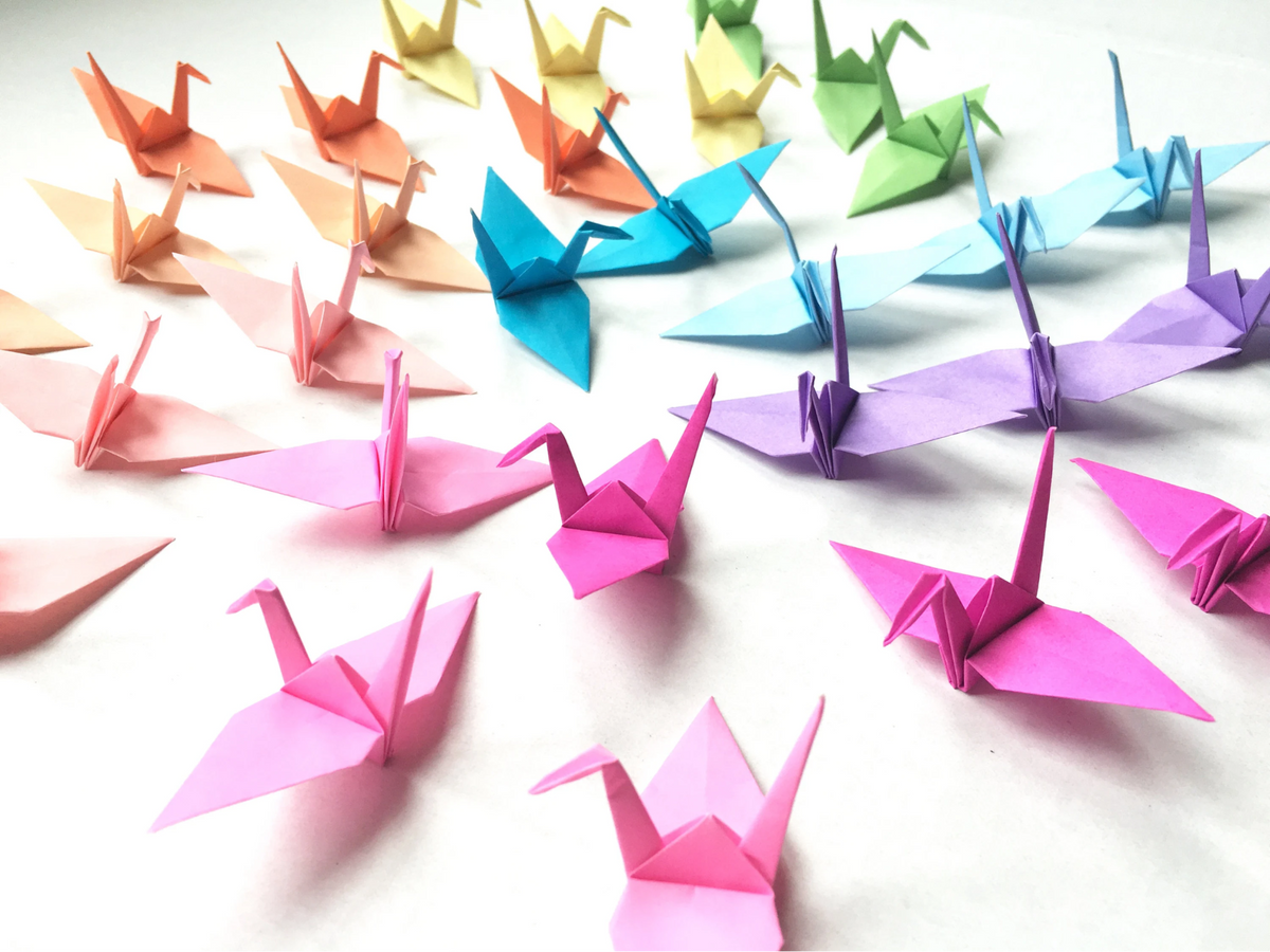 origami swans